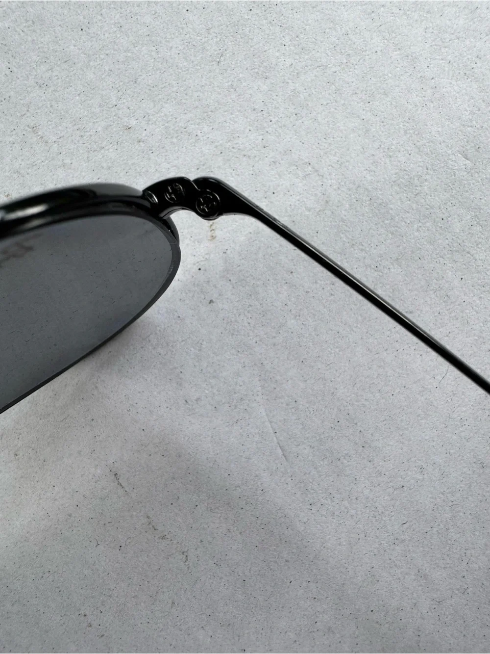 Authentic Ray-Ban RB3689 Aviator Metal II Sunglasses - Black Frame Only